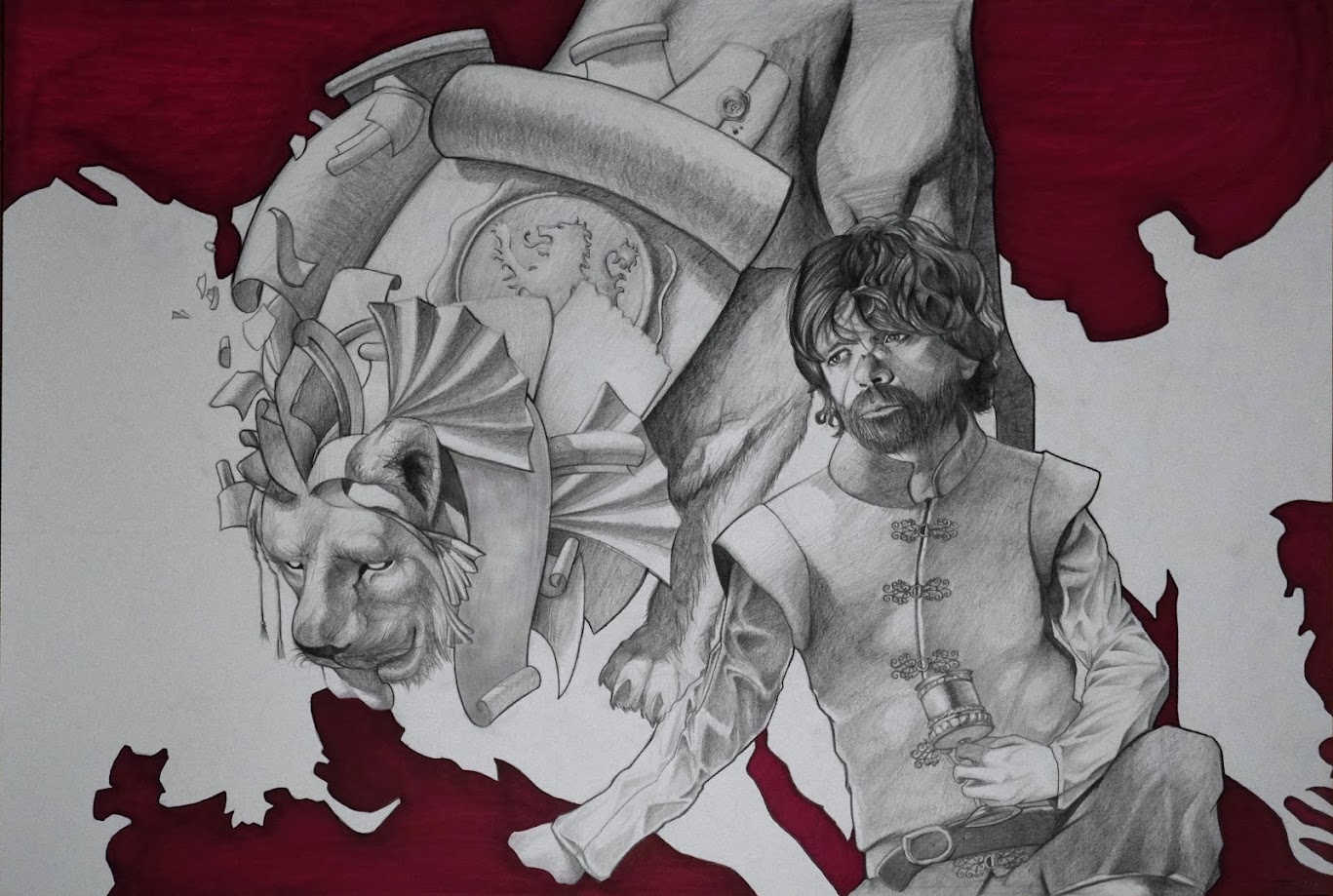 Der Wein der Welt, Bleistift/Marker 2025